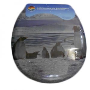 Capac WC burete - pinguin
