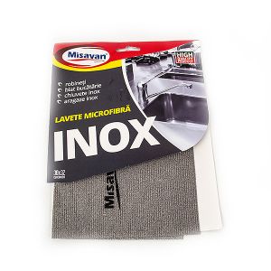 Laveta Microfibra pentru inox MIS   30x32 cm