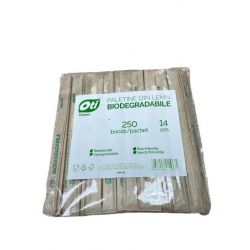 Paletine din lemn biodegradabile 14 cm, 250 buc./pachet
